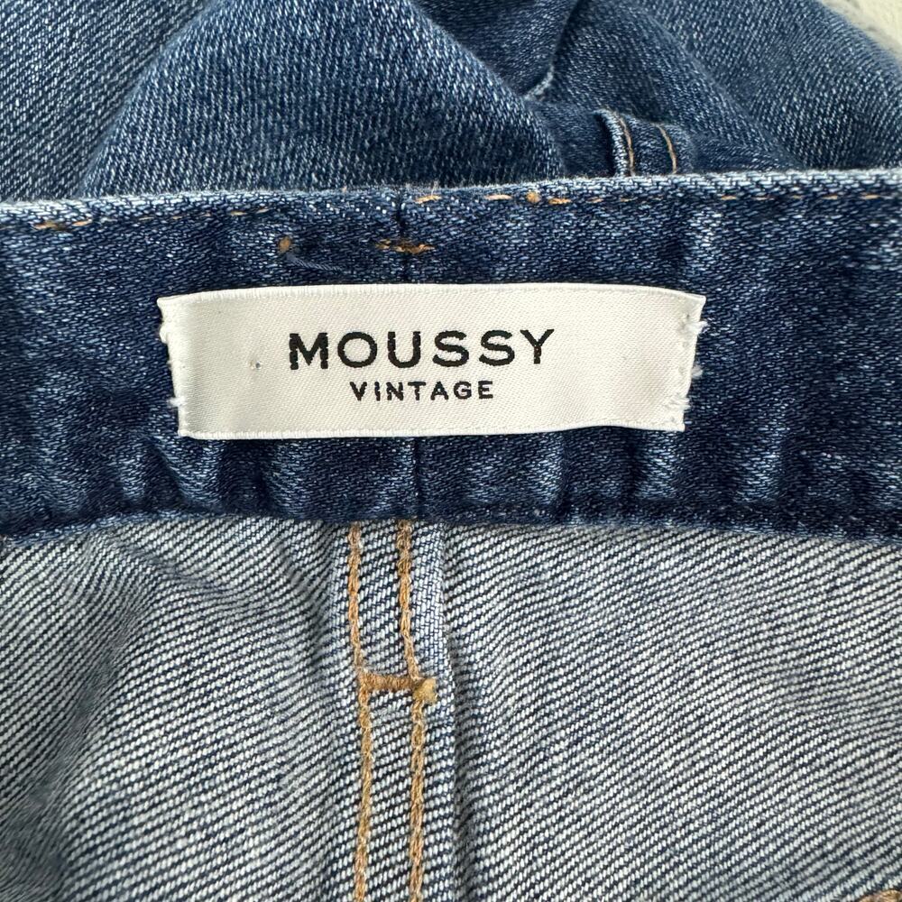 Moussy Vintage Rhode Cropped Flare Jeans Size 28 - Picture 10 of 11